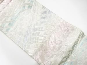 流水模様織出し袋帯